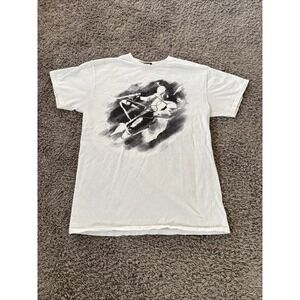 Vintage Star Wars Boba Fett Print Short Sleeve Shirt Tee T Shirt Medium M